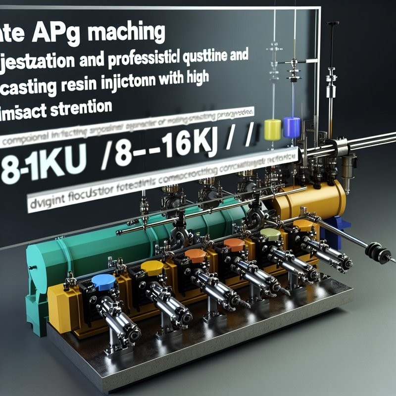 Machine APG et système d'injection de résine de coulée avec une résistance à l'impact élevée de 8 à 16 kJ / m2
