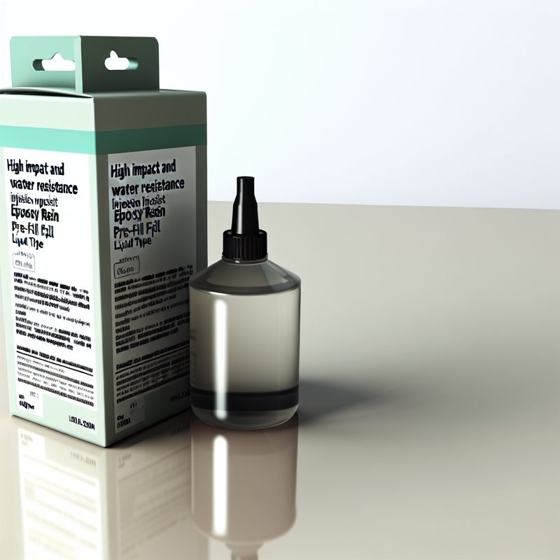 Résistance à l'eau et à l'impact élevé Résine époxy pré-remplissage pour injection Type de liquide