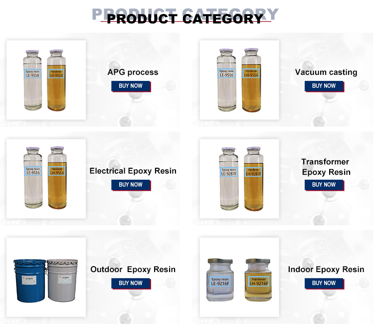 Résine époxy à durcissement rapide pour transformateurs à sec LW-9425A/B